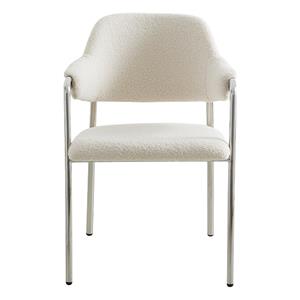 Nordal-collectie ALBERT stoel gebroken wit