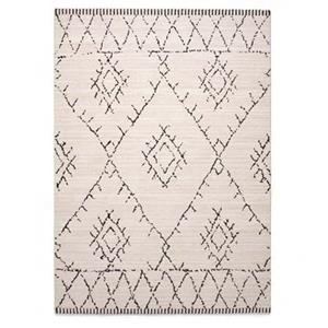 Boho&me Berber vloerkleed Beni Ouarain Sufian - crÃ¨me|zwart - 200x300