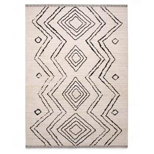 Boho&me Berber vloerkleed Beni Ouarain Bahij - crÃ¨me|zwart - 280x380