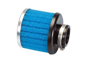 Polini Luchtfilter  Special Air Box Filter 32mm recht blauw