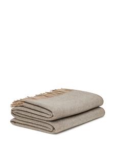 Alonpi cashmere Melrose fringe-detailing blanket - Beige