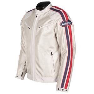 Helstons Pace Air Fabric Mesh Silver Red Blue Jacket