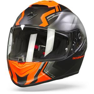 Scorpion EXO-1400 Air Corsa Mat Zwart-Rood Integraalhelm