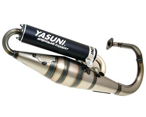 Yasuni Uitlaat  Scooter Z zwart voor Peugeot verticaal