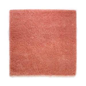 Tapeso Vierkant hoogpolig vloerkleed - Cozy Shaggy - roze - 140x140 cm