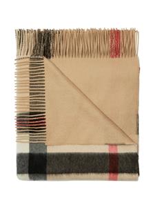 Burberry Check cashmere blanket - Beige