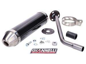 Giannelli Einddemper  Carbon voor Beta RR 50 Enduro, Motard 12-16, Enduro 50 Factory 15-16