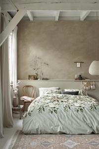 Ariande at Home Autumn Blossom Dekbedovertrek Light Green 200 x 200/220 cm