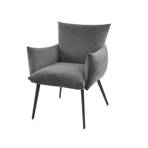 Zaloni Eetkamerfauteuil lobby antraciet