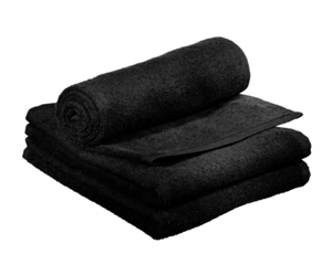 Comair Cabinet Handdoek 50x90cm - Set van 3 Zwart