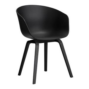 HAY About a Chair AAC22 Stoel - Black Oack - Black