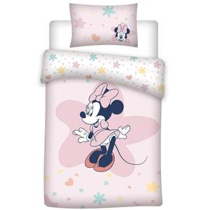 SlaapTextiel Disney Minnie Mouse Baby Dekbedovertrek Sweet - 100 x 140 cm - Katoen