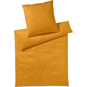 Yes for Bed Bettwäsche "Pure & Simple Uni in Gr. 135x200, 155x220 oder 200x200 cm", (2 tlg.), Bettwäsche aus Baumwolle, zeitlose Bettwäsche mit seidigem Glanz