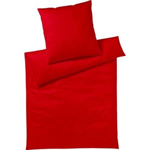 Yes for Bed Bettwäsche "Pure & Simple Uni in Gr. 135x200, 155x220 oder 200x200 cm", (3 tlg.), Bettwäsche aus Baumwolle, zeitlose Bettwäsche mit seidigem Glanz