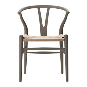 Carl Hansen & Søn Limited CH24 Wishbone Stoel Soft Special Edition - Slate Leisteen bruin