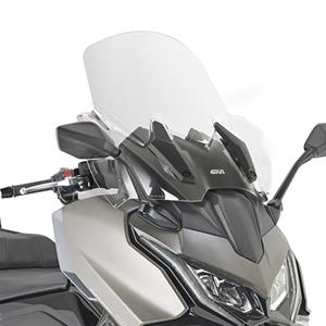 GIVI Windscherm, moto en scooter, D6122ST Verhoogd transparant