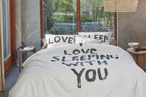 VT wonen VTwonen Love Sleep Dekbedovertrek Naturel 140x200/220 cm