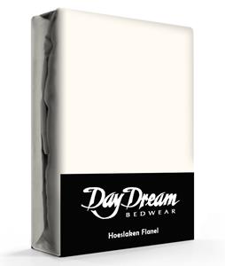 Day Dream Flanellen Hoeslaken Ecru -140 x 200 cm
