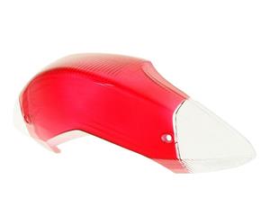 Vparts Achterlichtglas rood / wit voor MBK Mach G LC, Yamaha Jog 50 RR
