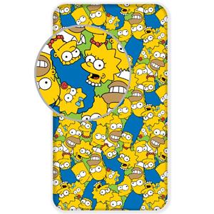 SlaapTextiel Bart Simpsons Hoeslaken - Eenpersoons - 90 x 200 cm