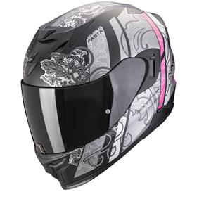 Scorpion Exo 520 Evo Air Fasta Matt Zwart-Zilver-Roze Integraalhelm