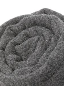 Rier finished-edge virgin wool blanket - Grijs