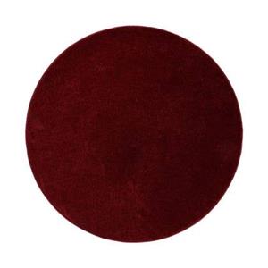 Tapeso Rond vloerkleed Fine - rood - 160 cm rond