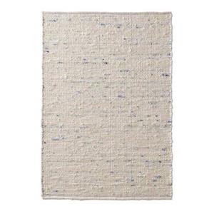 Tapeso Wollen vloerkleed handweef Oslo - crÃ¨me|blauw - 250x290 cm