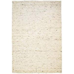 Tapeso Wollen vloerkleed handweef Ylva - beige - 250x340 cm