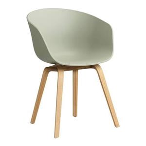HAY About a Chair AAC22 Stoel - Oak - Pastel Green