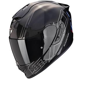 Scorpion EXO-1400 Evo 2 Carbon Air Reika Zwart-Zilver-Blauw Integraalhelm