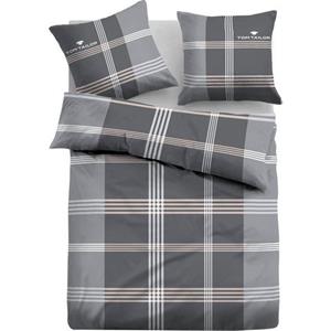 Tom Tailor Home TOM TAILOR Bettwäsche "Ole" in Renforcé und Biber (Flanell) Qualität, aus 100% Baumwolle, Bett- und Kopfkissenbezug mit Reißverschluss, Bettwäsche Set unterstü