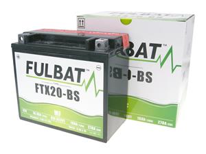 Fulbat Scooter accu  FTX20-BS MF onderhoudsvrij