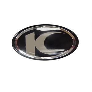 Kymco Sticker  logo dik newlike super 8 zwart chroom  origineel 86102-alg1-e00-t01