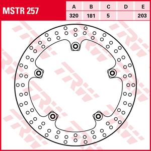 Trw Remschijf  MSTR257, 1 Stuk