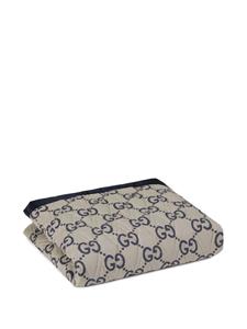 Gucci GG Supreme-print quilted cotton blanket - Beige