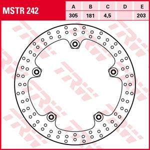 Bremsscheibe TRW MSTR242