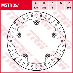 Trw Remschijf  MSTR357, 1 Stuk