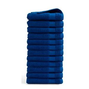DoubleDry Handdoek Hotel Collectie - 12 stuks - 50x100 - klassiek blauw