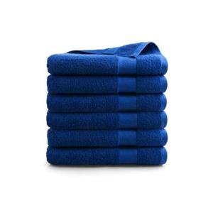 DoubleDry Handdoek Hotel Collectie - 6 stuks - 70x140 - klassiek blauw