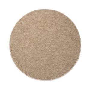 Tapeso Rond vloerkleed Lush - beige - 240 cm rond