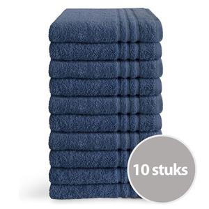 Byrklund handdoek 50 x 100 500 gram Blauw - 10 stuks