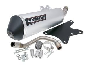 Tecnigas Uitlaat  4SCOOT voor Piaggio Quasar Motor LC 125-200cc