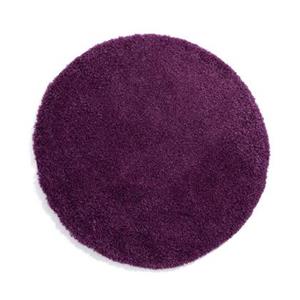 Tapeso Rond hoogpolig vloerkleed - Cozy Shaggy - paars - 120 cm rond