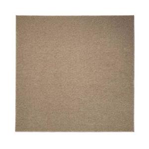 Tapeso Vierkant vloerkleed Lush - beige - 160x160 cm