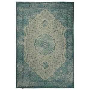 Heritaged Vintage vloerkleed Village - grijs|blauw - 200x290 cm