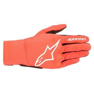 ALPINESTARS Youth Reef Gloves, Kinder motorhandschoenen, Rood Fluo-Wit-Zwart