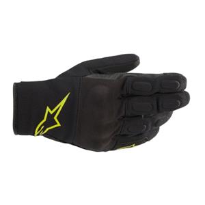 Alpinestars S Max Drystar Gloves Black Yellow Fluo Größe