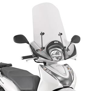 GIVI Windscherm, moto en scooter, 1193A excl. montagekit