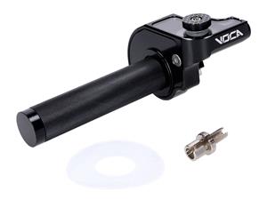 Voca Racing Gashandel VOCA CNC Snelgas 90º / 50mm zwart universeel 22mm Lenker